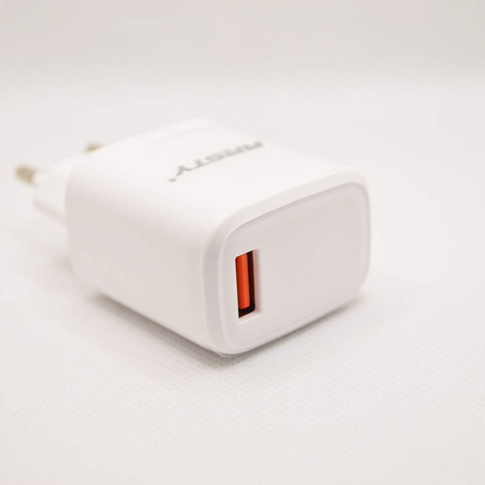 Мережевий зарядний пристрій ANSTY C-101 2.4A 1 USB White, фото 5