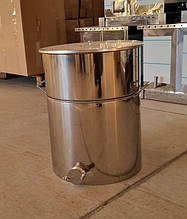 Бак (відстійник) для фасування меду нержавійка 50 л кран н/ж