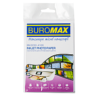 Фотобумага глянцевая Buromax BM.2230-4100, 10х15 см, 180 г/м2, 100 л