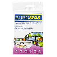 Фотобумага глянцевая Buromax BM.2230-5100, 10х15 см, 200 г/м2, 100 л