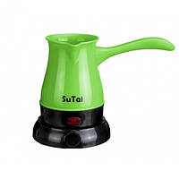 Кофеварка турка электрическая SuTai. DE-760 Цвет: зеленый