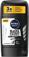 NIVEA Дезодорант-стік чоловічий Невидимий Чорне і Біле 50мл