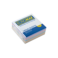 Блок бумаги для записей Buromax Радуга BM.2233, 80х80х30 мм, 400 лист, не склеенный