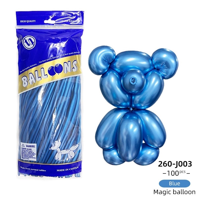 Повітряні кулі ШДМ хром 1 пачка 100 шт., фото 1