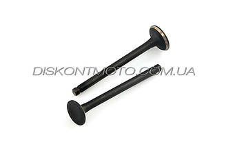 Клапани 4T GY6 80 китайський скутер 139QMB (L-69mm) (пара ,голі) ZUNA