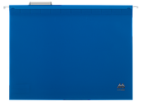 Файлы подвесные Buromax, А4, пластик, синий (BM.3360-02), 12 шт