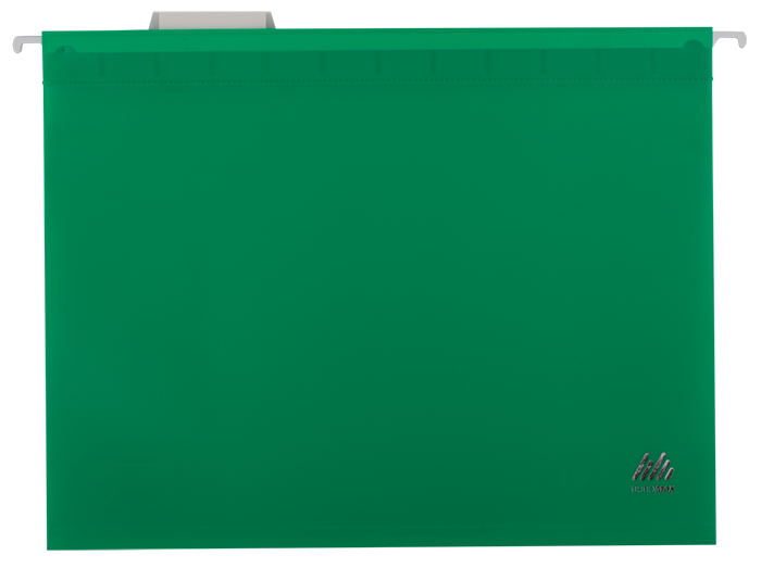 файли підвісні Buromax, А4, пластик, зелений (BM.3360-04), 12 шт.