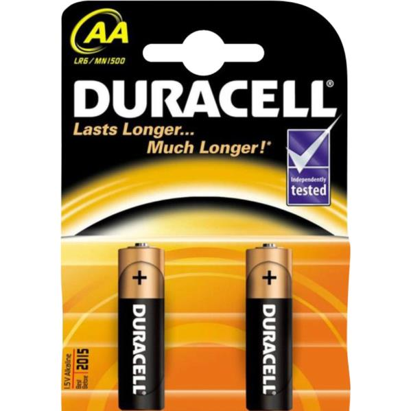 Батарейка Duracell LR06 AA, 2 шт.