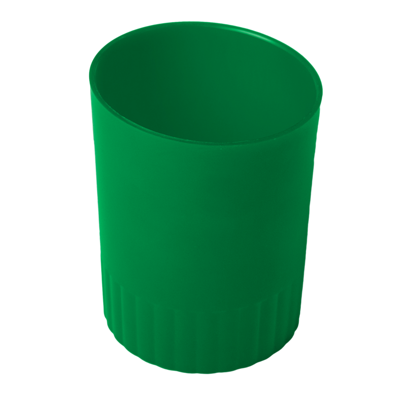 Стакан пластиковий для письмового приладдя Buromax Jobmax, зелений (BM.6351-04)