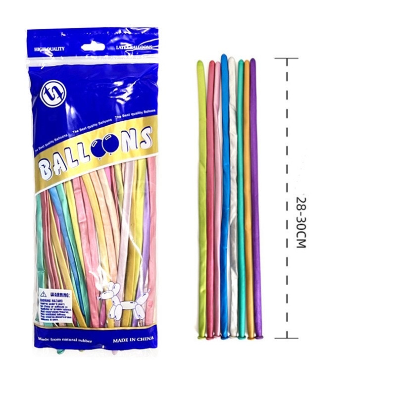 Повітряні кулі ШДМ хром 1 пачка 100 шт., фото 1