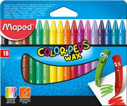 Крейда воскова Maped Color Peps Wax Crayons MP.861012, 18 кольорів
