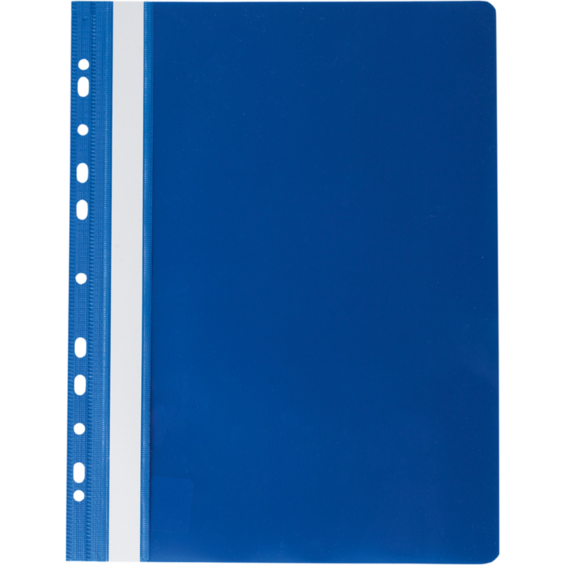 Швидкозшивач пластиковий Buromax Professionall, А4, 11 відв, темно-синій (BM.3331-03)