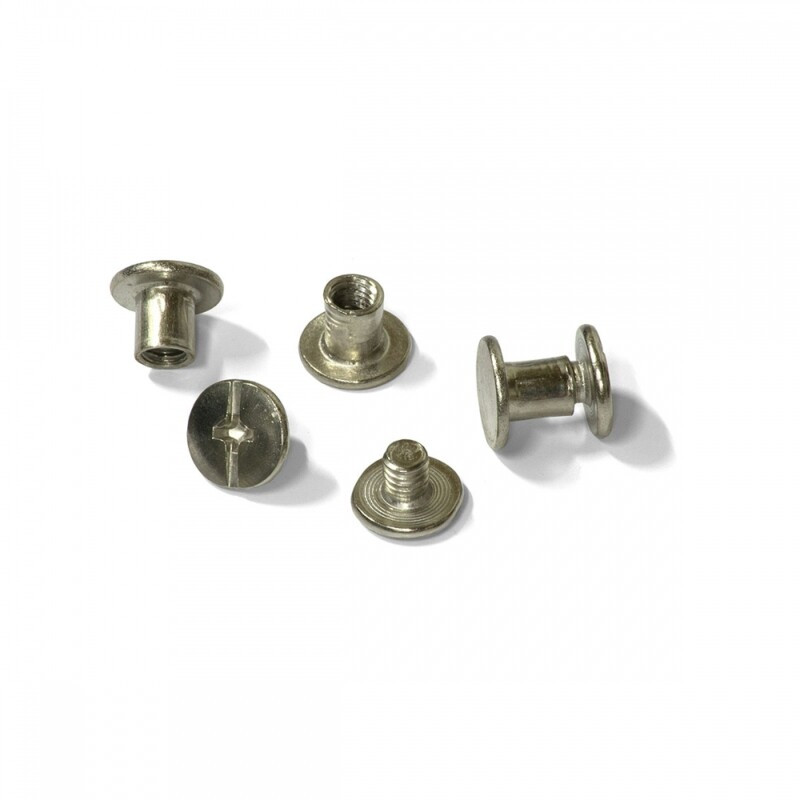 Болти для палітурки металеві Agent, 5,5 мм, срібло, 100 шт (1402105)