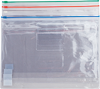 Папка-конверт А4 на молнии, ассорти