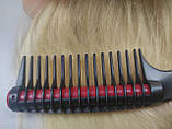 Навчальна манекен голова для стрижок зачісок Болванка з волоссям штучна термо блонд, фото 7