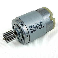 Двигун RS380 6V 14000 обертів редуктора дитячого електромобіля Bambi