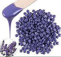Віск для депіляції в гранулах 500 г Hard Wax Beans Лаванда Lavender-скриня для воскоплава плівковий віск