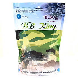 Страйкбольні кулі BBKing 0.30г 3300шт