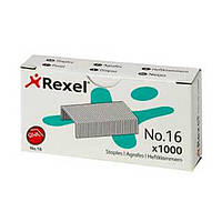 Скобы для степлера Rexel №16 (24/6), 25 л, 1000 шт