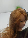 Манекен для зачісок голова навчальна натуральна 75см (тренувальна для перукарів), фото 3