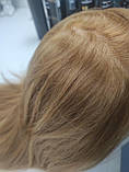 Манекен для зачісок голова навчальна натуральна 75см (тренувальна для перукарів), фото 9