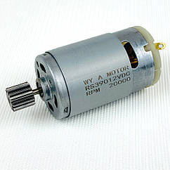 Мотор RS-390 12V 20000 обертів редуктора дитячого електромобіля Bambi