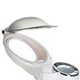 Зволожувач-сауна для волосся з активним озоном BB-007R2, професійний, з підставкою, білого кольору, фото 5