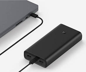 Павербанк Baseus Bipow Digital Display 30000mAh 15W 3A 2USB + Type-C Чорний, фото 4