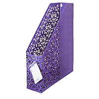 Лоток для бумаг вертикальный Buromaх Barocco, металлический, фиолетовый (BM.6262-07)