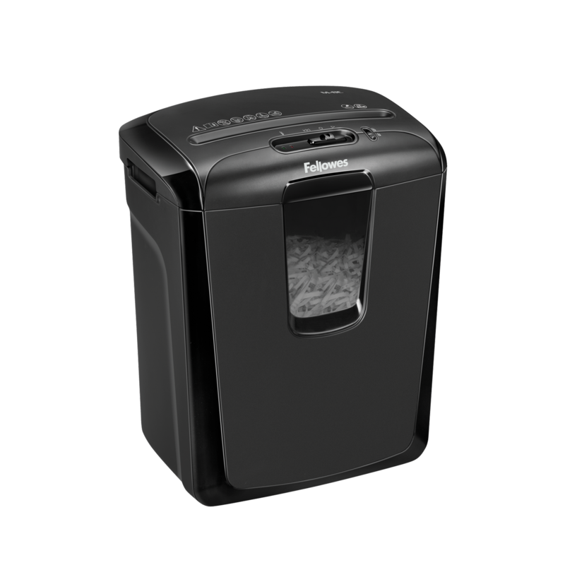 Шредер Fellowes M-8c 8 листов 4х50 мм 15 л (f.U4604101)