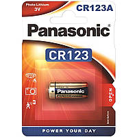 Батарейка літієва Panasonic CR123 1шт