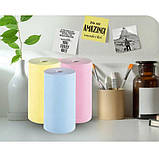 Термопапір 57 мм безперервна стрічка без клейкого шару Ukrmark 900932 білий, фото 3