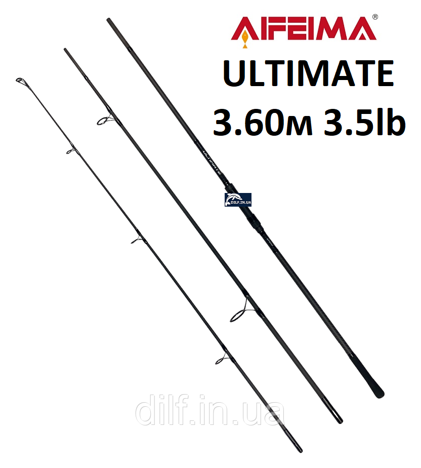 Коропове вудилище Feima Ultimate Carp 3.60м 3.5lb (кільце 50мм) штекерне, 3 секції