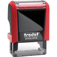 Оснастка для штампа Trodat 4910, 26х9 мм, пластик, красный