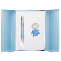 Набір подарунковий Langres Star: ручка кулькова + брелок, синій (LS.122014-02)