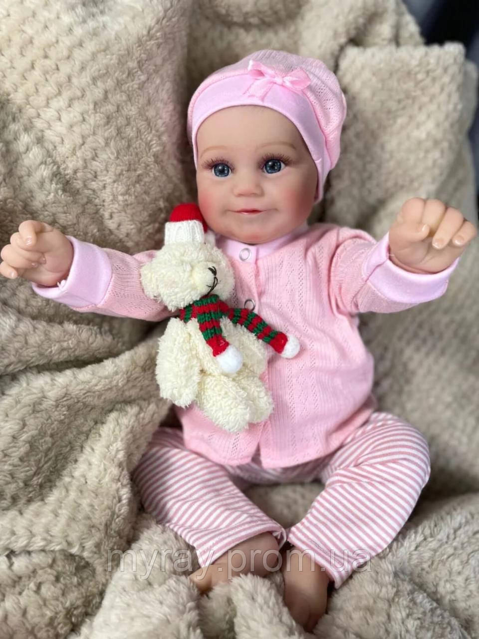 Нові ляльки-немовлята Реборн оригінал вінілові та м'якотілі (довжина 44-48 см) лялька дитина