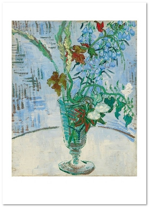 Листівка Vincent van Gogh — Still Life Glass with Wild Flowers
