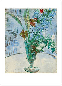 Листівка Vincent van Gogh — Still Life Glass with Wild Flowers