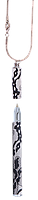 Ручка кулькова Langres Lace, з ланцюжком 70 см, білий, у подарунковому футлярі (LS.402027-12)