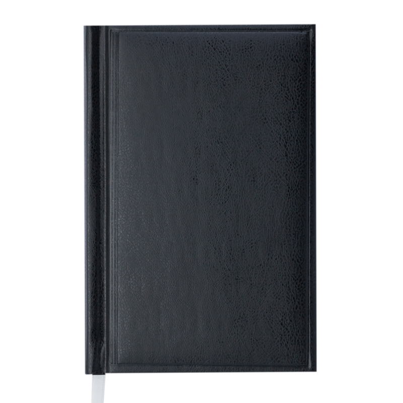 Щоденник недатований Buromax Base (Miradur) A6 з бумвінілу на 288 сторінок Чорний (BM.2604-01)
