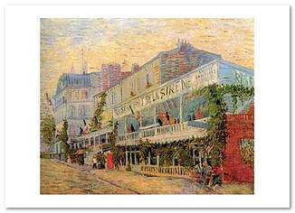 Листівка Vincent van Gogh — Restaurant de la Sirene at Asnieres