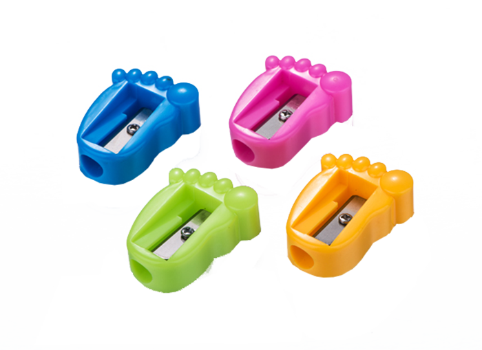 Чинка для олівців ZiBi Ніжка 1 отвір асорті (ZB.5578), фото 1