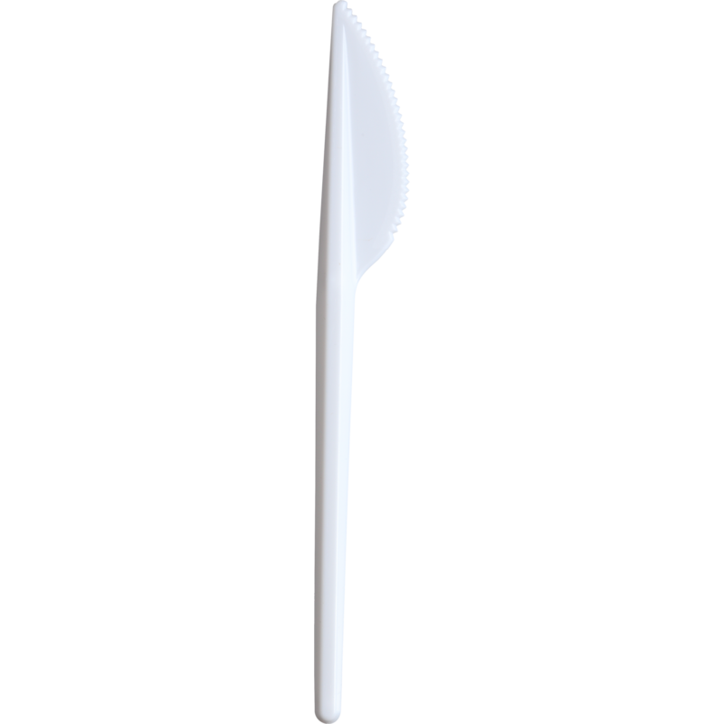Одноразові ножі BuroClean, білі, 16 см (1080241)
