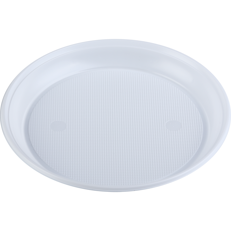 Одноразова тарілка десертна BuroClean, біла, 16,5 см, 100 шт (1080121)