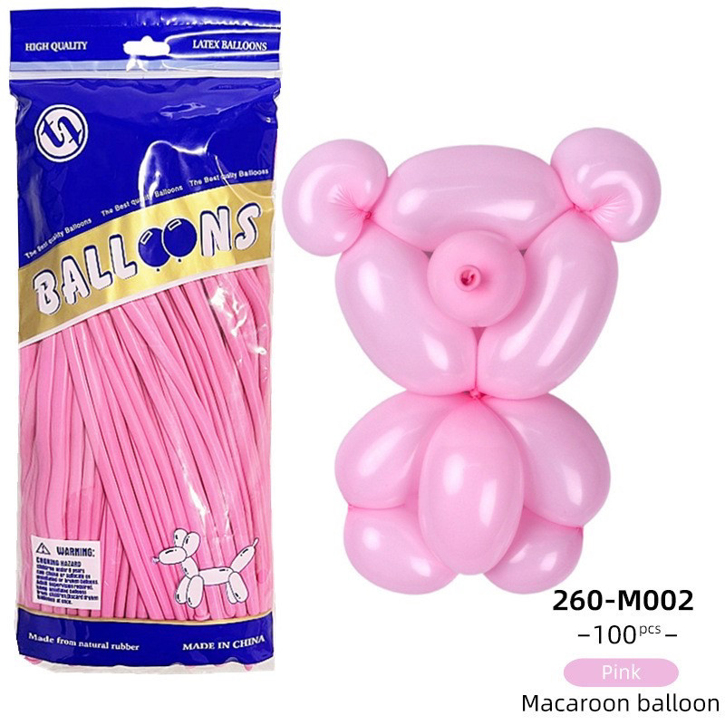 Повітряні латексні кулі ШДМ pink 100 шт.