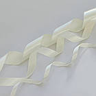 Стрічка атласна айворі / слонова кістка №002 38 мм, фото 2