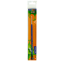 Пензель ZiBi Smart Line плоский зі щетини No1 (ZB.6944BF-1b)