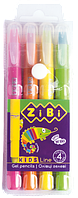 Олівці гелеві ZiBi, 4 кольори NEON, KIDS Line (ZB.2496)