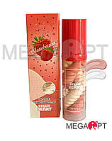 Основа под макияж розовая с гиалуроновой кислотой Strawberry Oil-Free Three Color Primer 40 ml