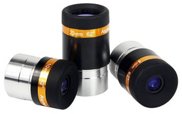 Набір асферичних окулярів 4, 10, 23 мм SVBONY 1,25", широкий кут огляду 62°, з повним просвітленням